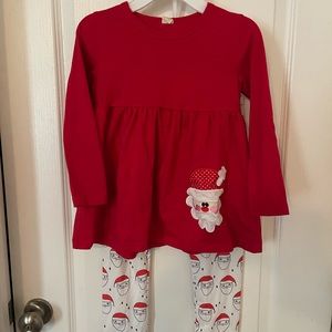 Little girls Christmas outfit